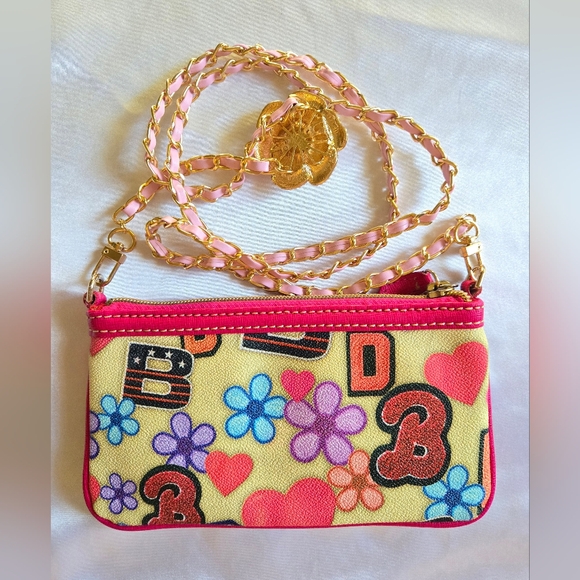 Dooney & Bourke Colorful Floral Wristlet With Unbranded Strap - Picture 2 of 7